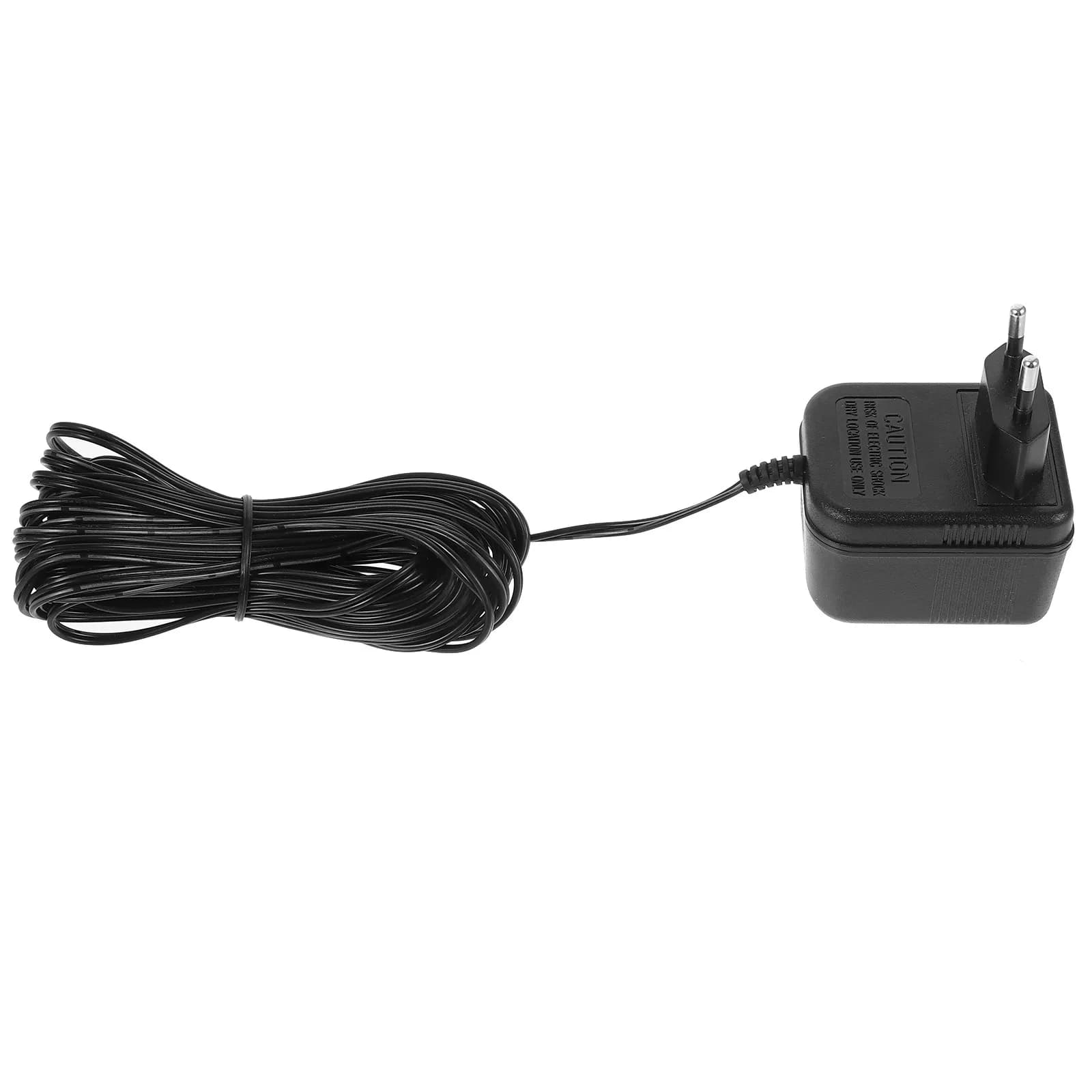 Doorbell Power Adapter Stable Transformer Compatible for Home Video Doorbell System Long Cord European Standard Plastic Door