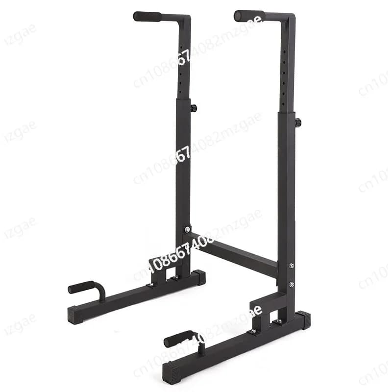 Adjustable traction frame with double bar for domestic touches, push-up fitness equipment with squat structure with horizontal inner bar