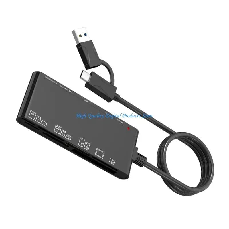 U2JE Efficient 7 In 1 Memory Card Reader For CF MS TF USB3.0 Performances