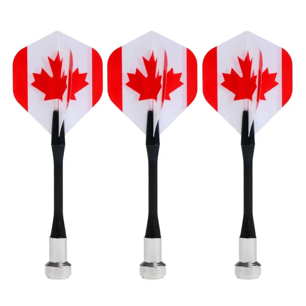 Safety Magnetic Darts Mixed National Flag Dart Arrows Plastic Tip Electronic Game Darts for Dart Boards
