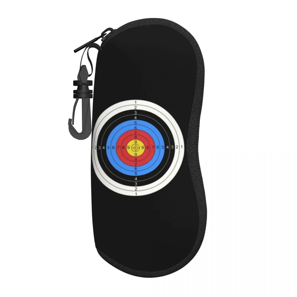 Tiro con l'arco e la gamma di armi Custodia morbida in neoprene con cerniera Archer Arco da caccia Sport Shell Custodia per occhiali Scatola protettiva per occhiali