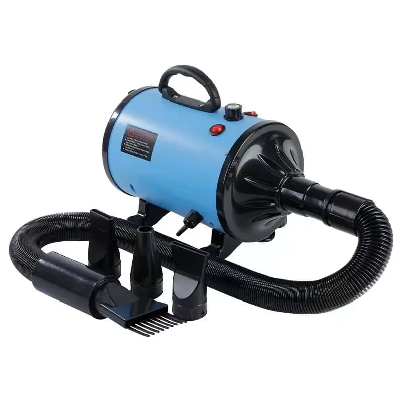 Asciugacapelli e Aspirapolvere 2-in-1 per Animali Domestici | Asciugatore Portatile per Toelettatura Cani