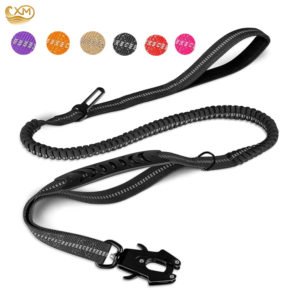 Reflective Dog Leash Heavy Duty No Pull Traffic Handle Padded Comfortable for Medium Large Dogs Training Walking Leash Durable