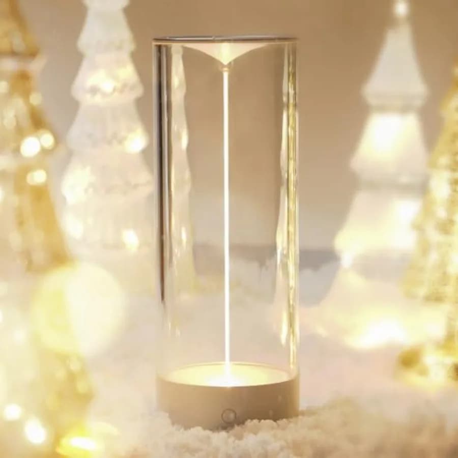 Lampada da Scrivania Minimalista Senza Fili, Lampade da Tavolo LED Ricaricabili Moderne, Luci da Comodino Dimmerabili con 3 Livelli per Gaming, Casa, Ufficio