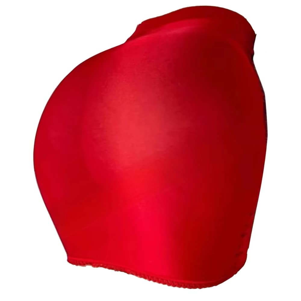 Minigonna Trasparente da Donna a Vita Bassa, Effetto Lifting, per Clubwear, Tinta Unita, Sexy, Ultra Sottile, Stile Aderente per un Look Seducente