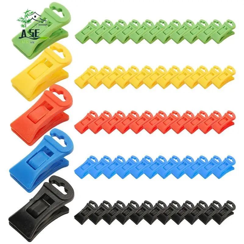 A05E-60 Sock Clips For Washing Machine And Dryer, Sock Clips With Hooks,Sock Holder Washing Machine, Directly Into The Drawer Du
