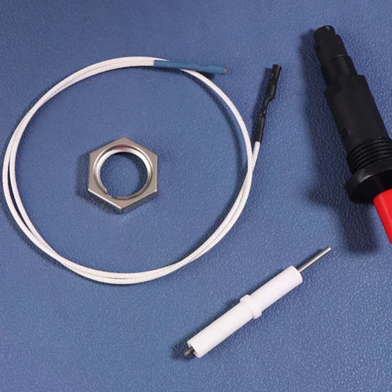 HOT 1Set Push Button Piezo Ignitor With Cable Spark Ignition Kit Pressing Sparking For Oven Stove BBQ Camping Hiking Kitchen Li