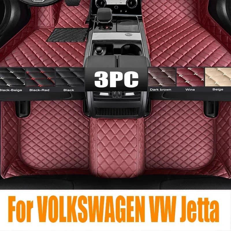 Tappetino per auto 3D TPE LHD per VOLKSWAGEN VW Jetta 2013-2018 Vassoio per rivestimento del pavimento Tappetino per piedi Tappetini per tappeti Accessori auto 0601