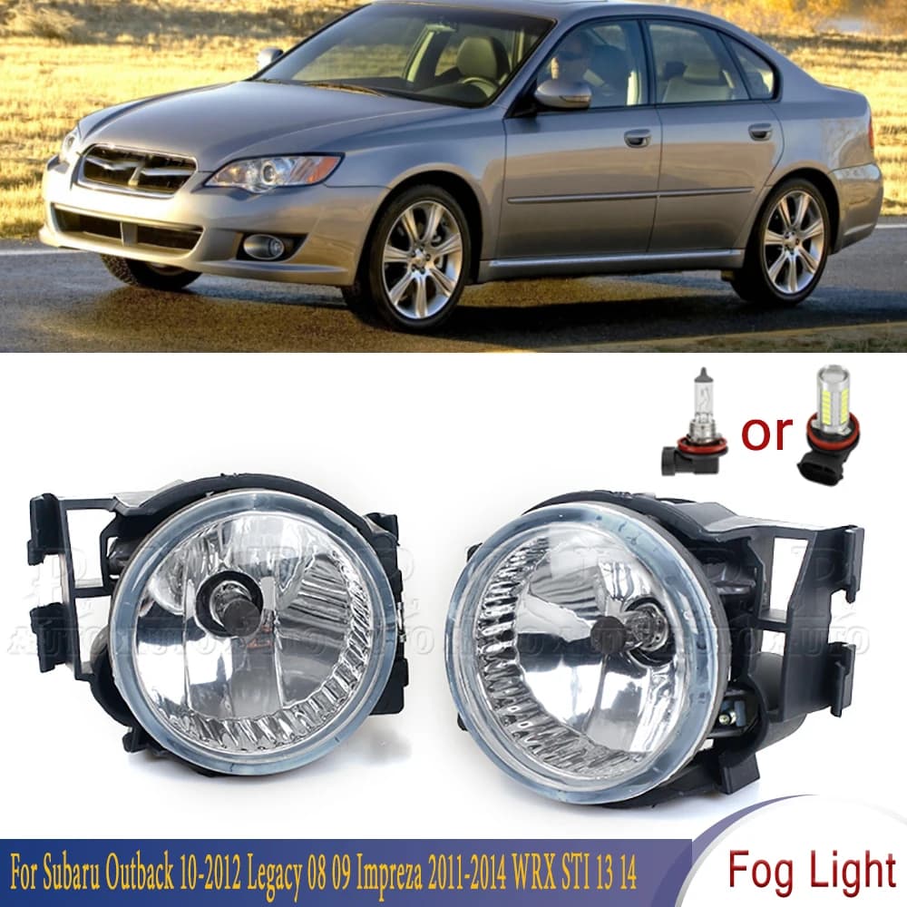Paraurti anteriore LED alogena fendinebbia fendinebbia lampada di guida per Subaru Outback 10-2012 Legacy 08 09 Impreza 2011-2014 WRX STI 13 14