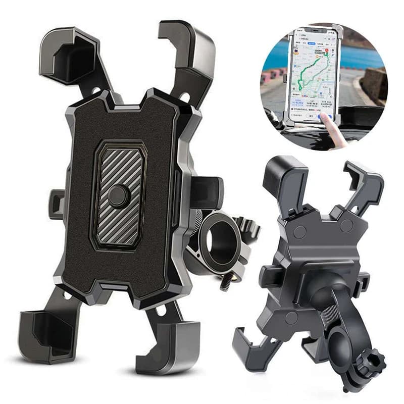GPS Navigation Bracket Mobile Phone Holder Mountain Bike Motorcycle Holder Anti Slip Mobile Phone Holder