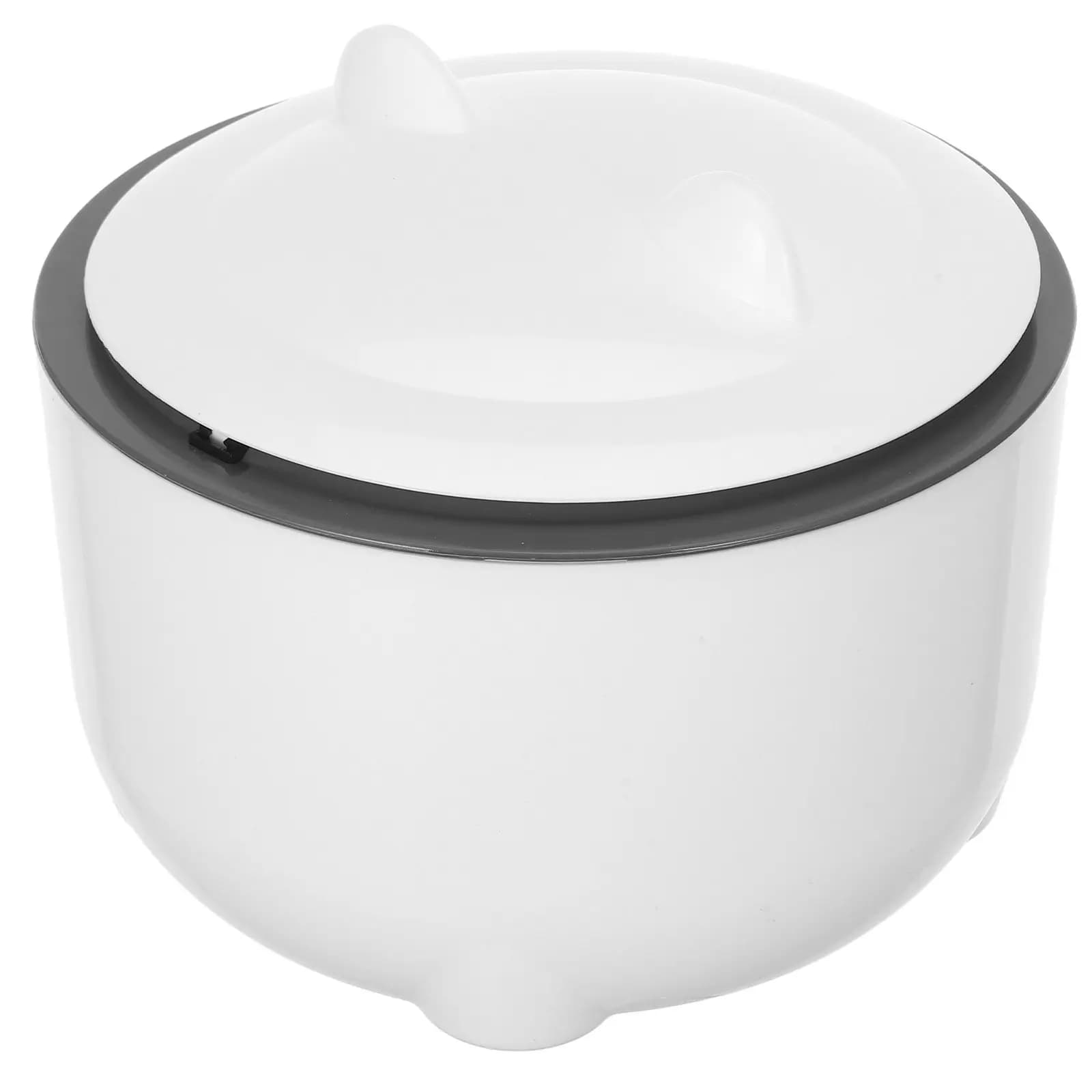 Set di 1 Contenitore per Lettiera per Gatti con Coperchio, Sigillatura Anti-Odore, Smaltimento Rapido, Bidone in Plastica con Sacchetto per Rifiuti di Animali Incluso