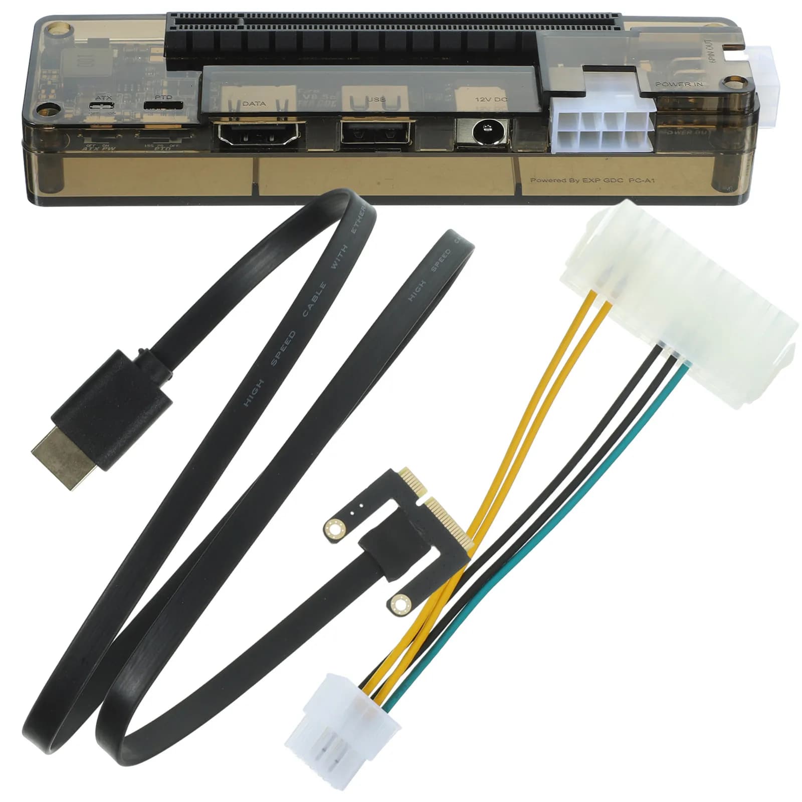 Docking Station per Scheda Grafica Esterna per Laptop con Supporto PCI-E da 220W per Notebook con Supporto Multi-GPU