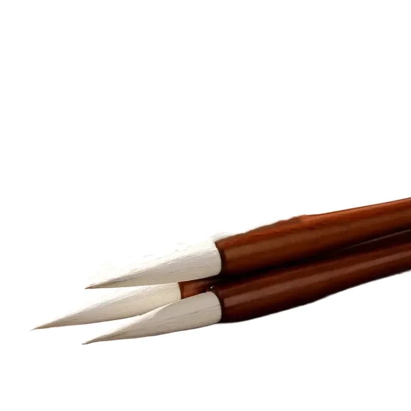 Medium Regular Script Weasel Woolen Hair Brush Running Script Official Script Calligraphy Brush Pen Chinese Painting Brushes Set