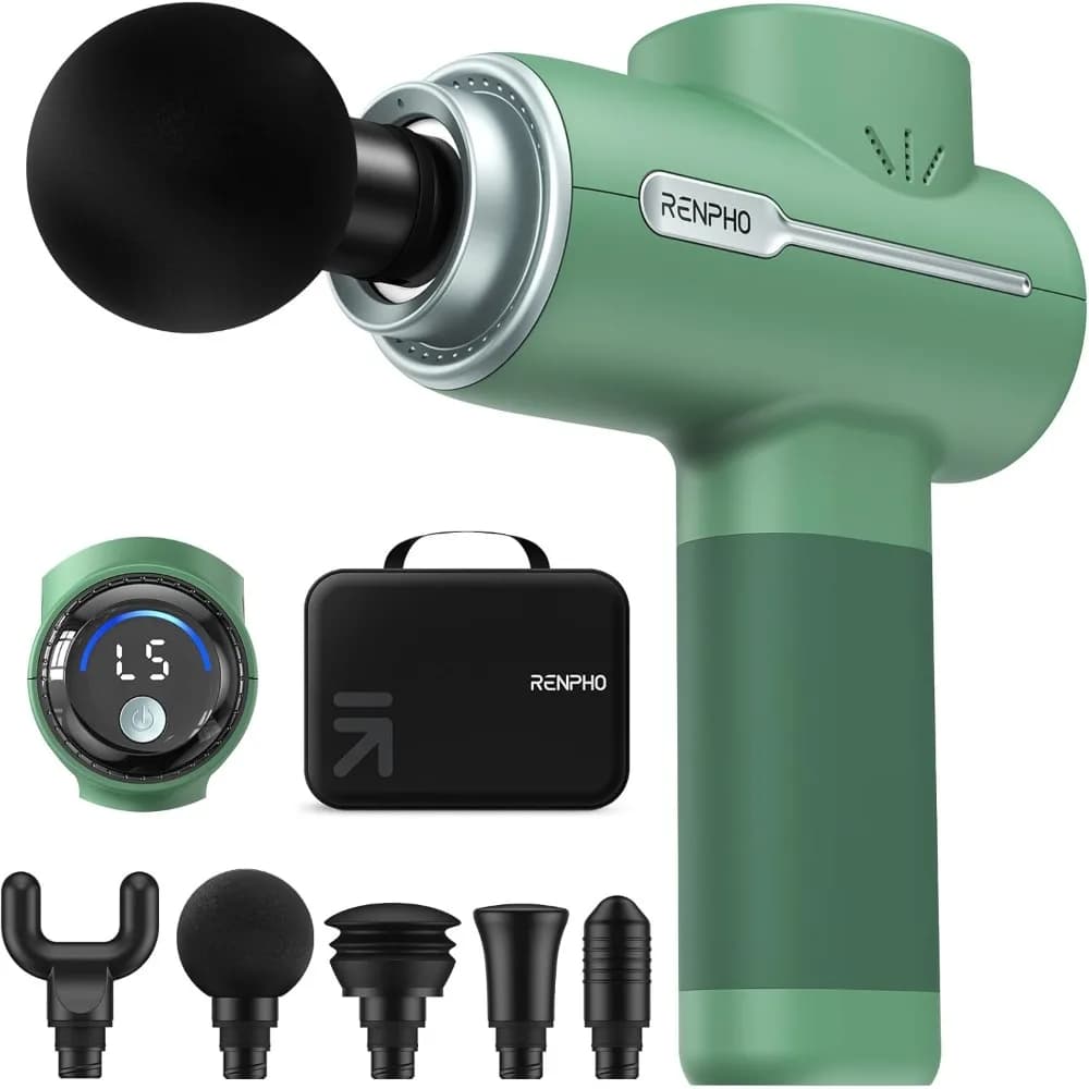 Massage gun for deep fabrics, portable percussion massager Elighibile FSA HSA for back and neck, gifts