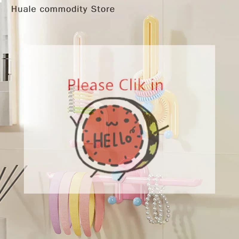 【HG】 1 pz gancio portaoggetti in plastica per fascia per capelli a forma di L salvaspazio porta fermagli per capelli scrunchies impermeabili portaoggetti da cucina