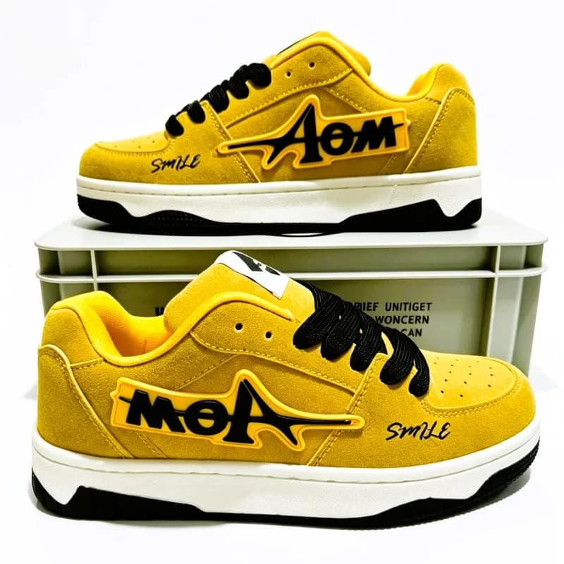 Mens Board Shoes 2026 New Plus Size Student Trendy Walking Shoes Street Casual 2026 New Fashion Flat Sneakers for Men