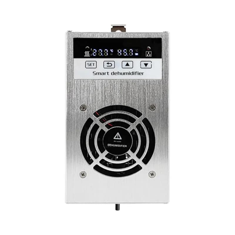 Dispositivo di deumidificazione intelligente in lega di alluminio da 60W, piccolo deumidificatore per quadri elettrici ad alta e bassa tensione