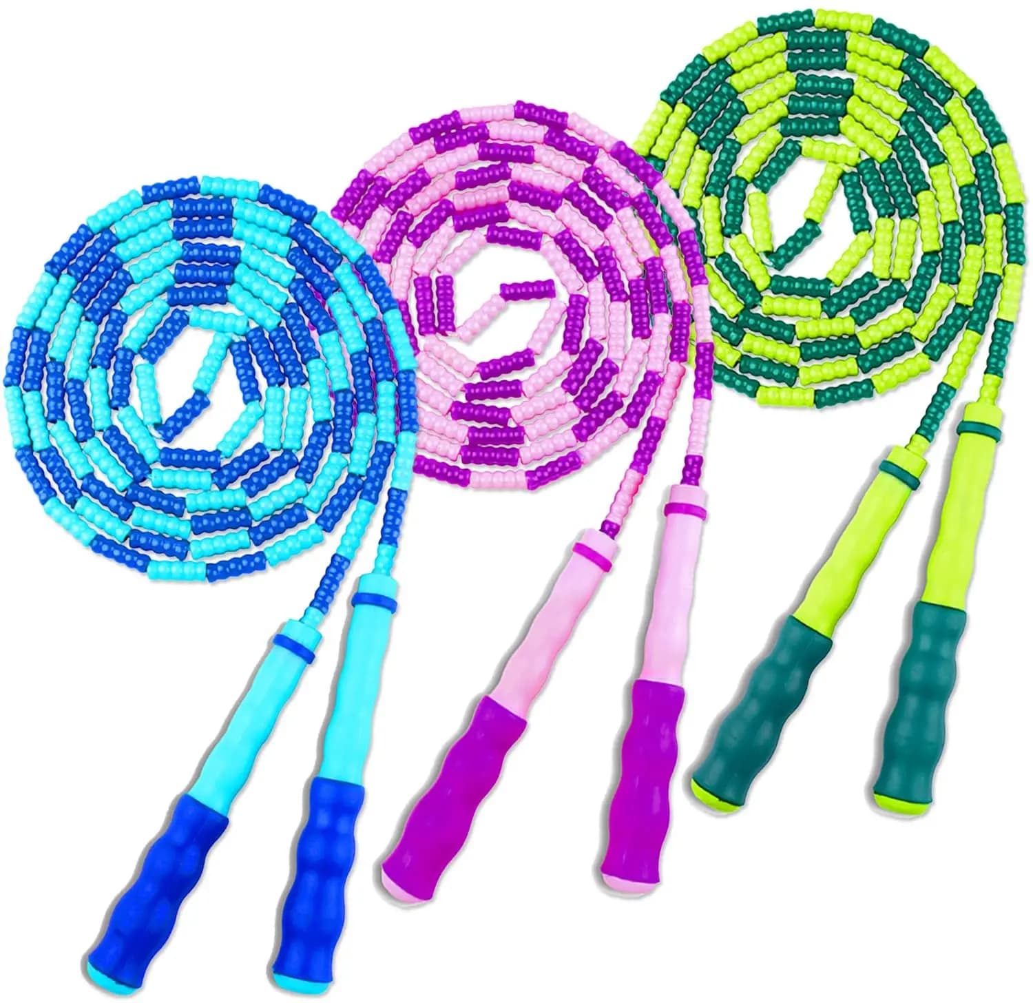 Adjustable Fitness Jumping Corda with Soft beads