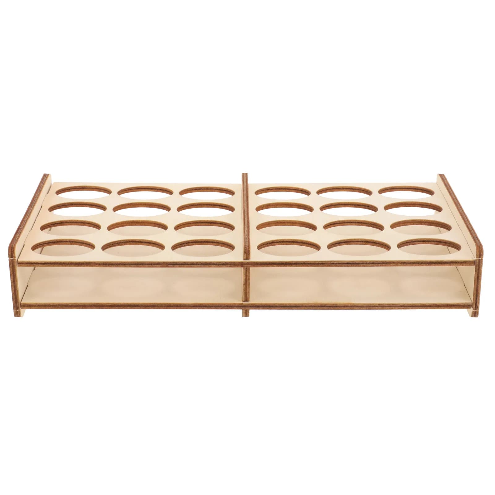 Wooden Paint Storage Holder Organizer for Acrylic Watercolor Paints Pigments Inks Bottles Art Craft Studio School Home Desk Tidy
