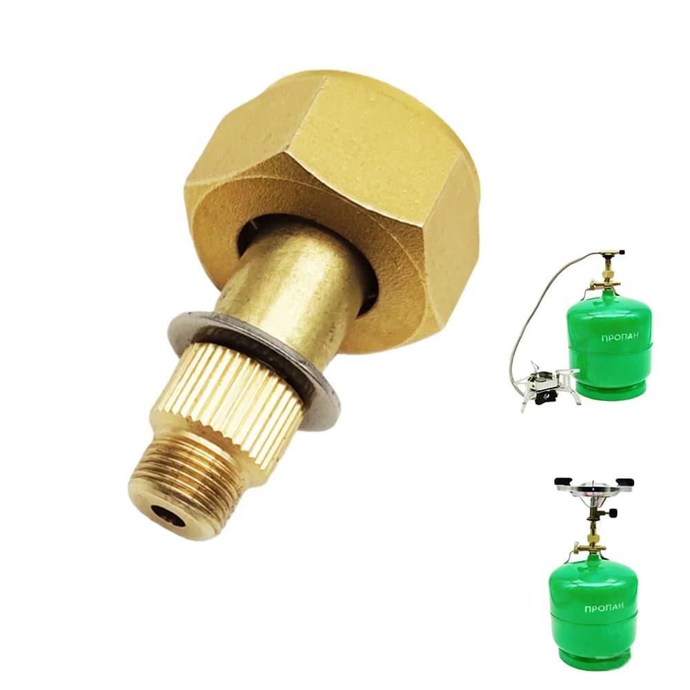 Outdoor Camping Gas Stove Converter Aluminium Alloy LPG Tank for Connector Cooker Practical accessories for camping stove