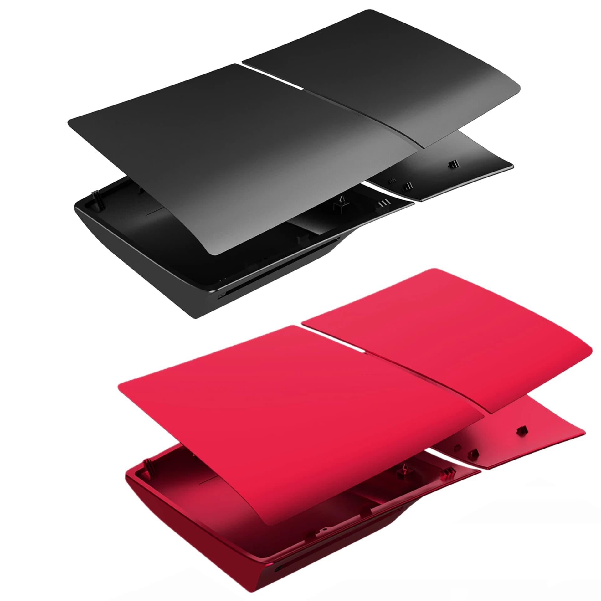 Accessori di ricambio per guscio di ricambio in ABS premium per PS5 Versione disco sottile Copertura protettiva Piastra frontale in plastica dura
