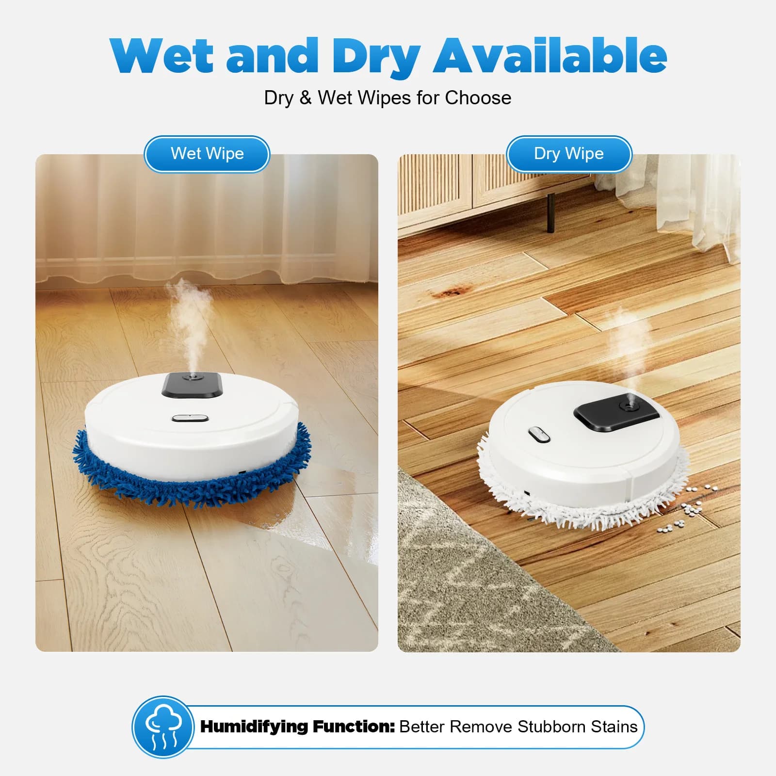 Automatic Washing Machine with USB Charging, 1200mAh, Wireless, for Dry and Humid Cleaning, 10000rpm, for Animal Peles, Powder, Tiles and Flooring in Wood
