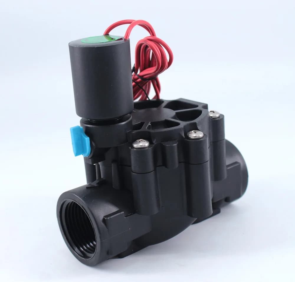 Valvola Solenoide Intelligente 075DB AC 24V per Controllo Irrigazione Automatica con Interruttore Manuale