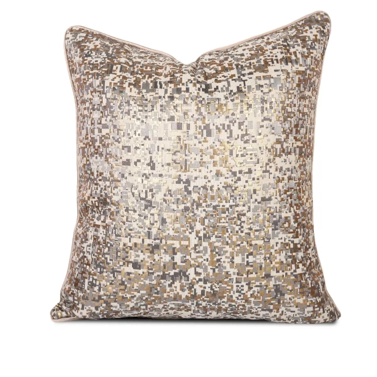 Fodera per cuscino per divano di design di lusso Fodere per cuscini geometrici dorati per la decorazione del divano di casa 30x50 45x45 50x50 60x60 cm