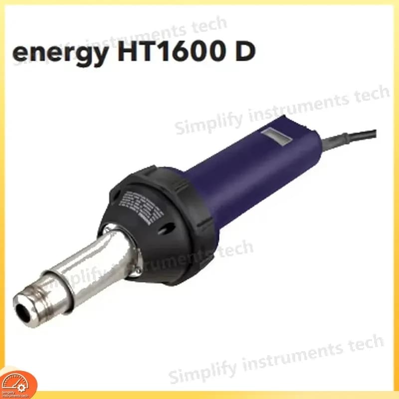 1600W Hot Air Gun Plastic Welding Tool HT1600 HT1600D Heat Gun for PVC Welding Repair with Strap Accessories Industrial Grade