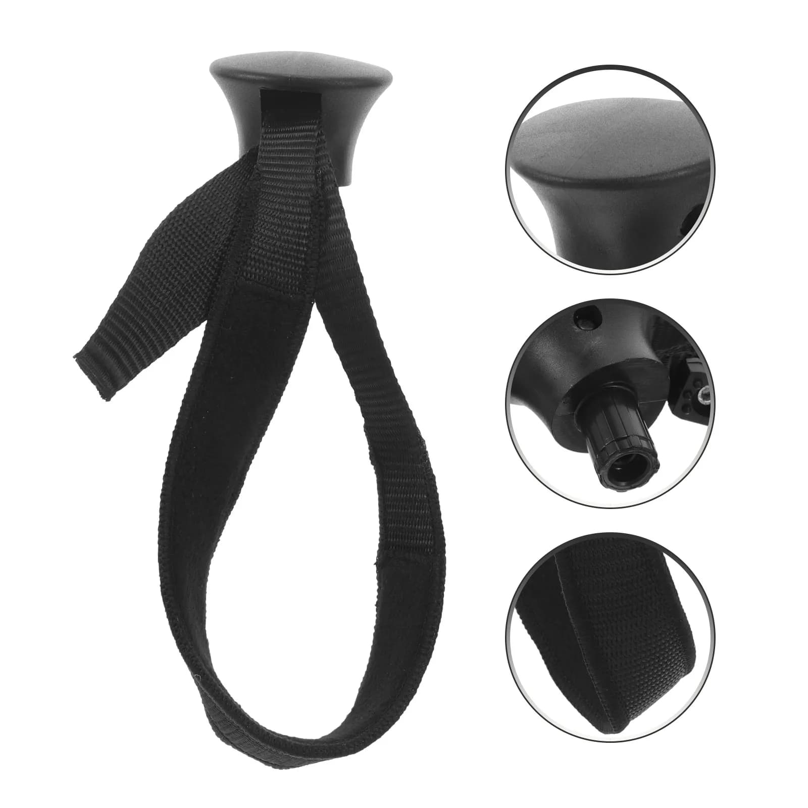 1Pair Ski Pole Wristband Adjustable Polyester Strap for Skiing Hiking Trekking Cane Stability Support Arm Fatigue Reduction