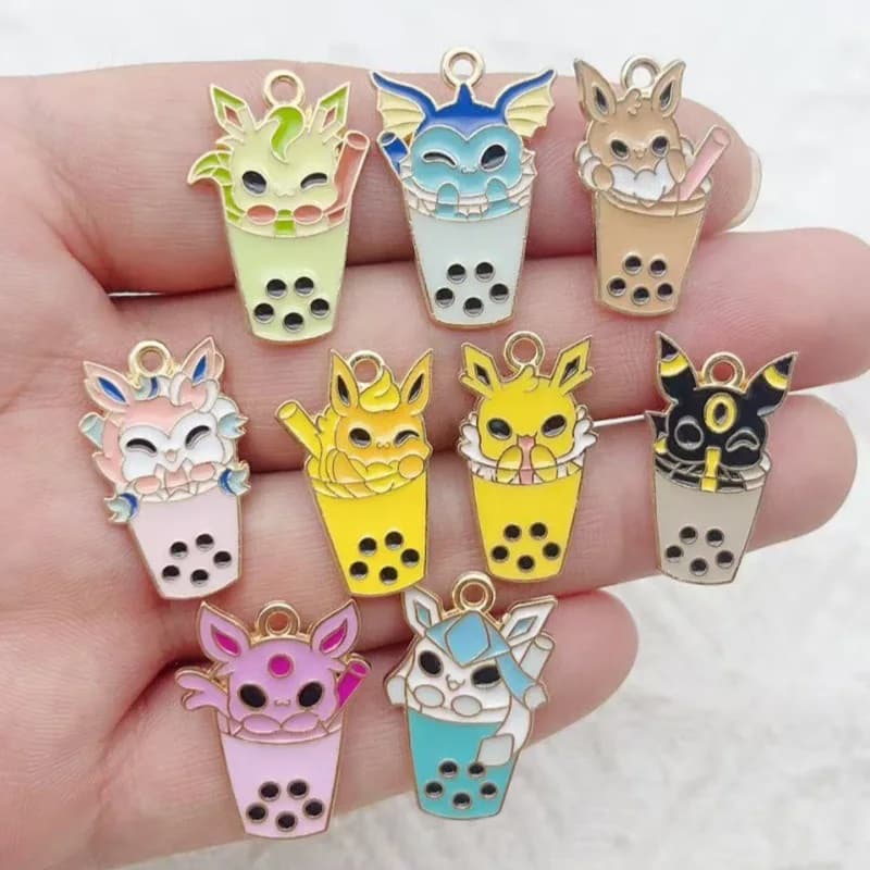 Animale del fumetto goccia di olio gioielli in lega piccolo ciondolo accessori fai da te braccialetto collana orecchini ciondolo borsa