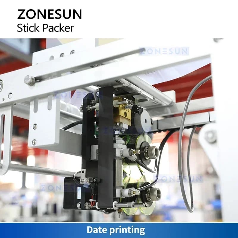 Macchina per Riempimento e Sigillatura Liquidi ZONESUN ZS-FS240LS, Confezionamento in Bustine, Miscelazione, Riscaldamento e Codifica per Ketchup e Salse