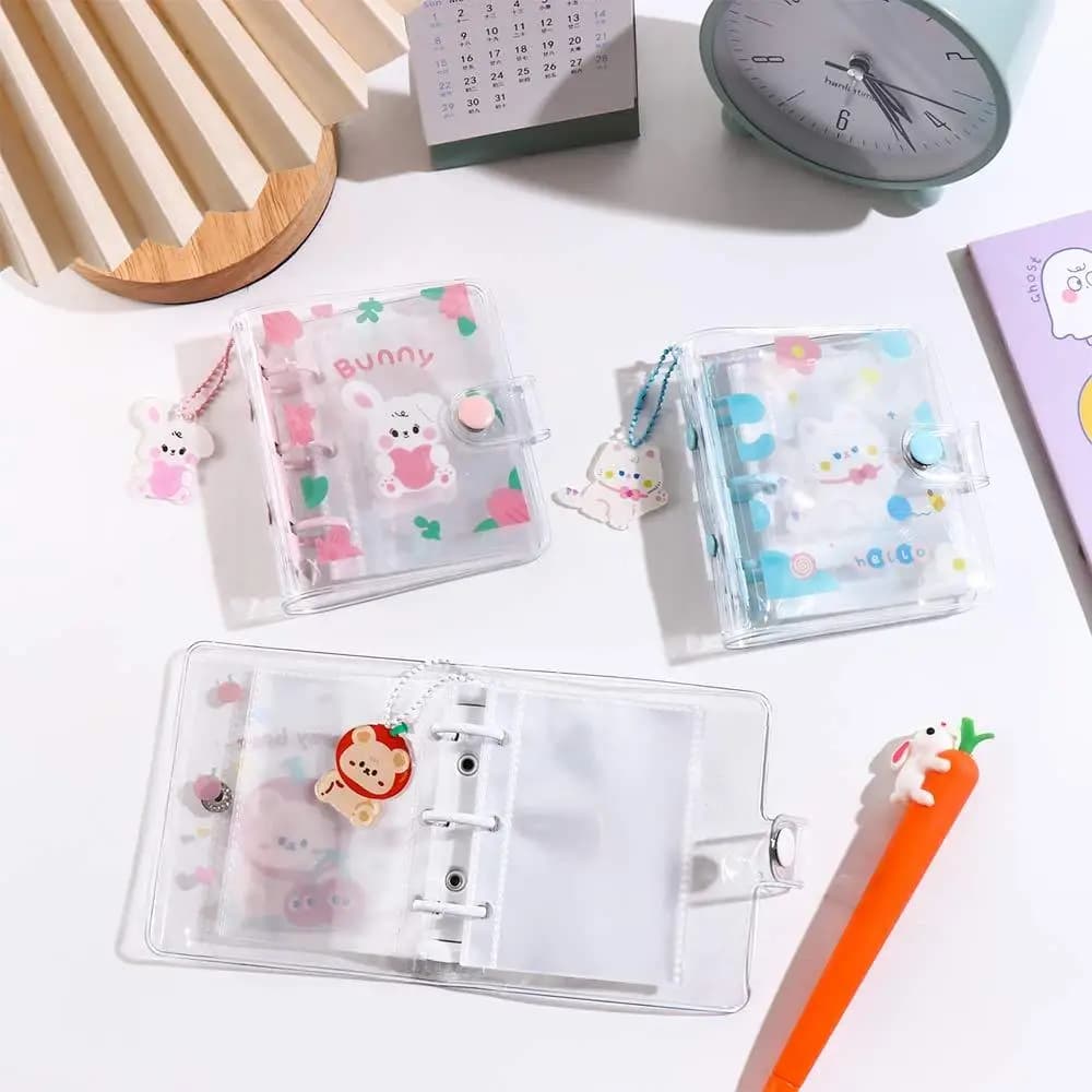 Quaderno per Studenti con 3 Anelli, Agenda, Raccoglitore per Foto, Quaderno a Fogli Mobili