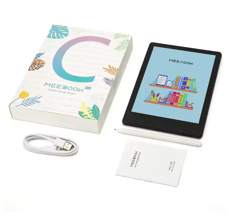 Nuovo arrivo Meebook M8C Tablet PC Schermo inchiostro a colori da 7,8 pollici Android 14 Sistema aperto 4G RAM 64GB ROM Schermo colorato Ereader