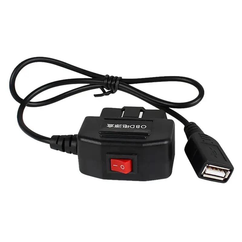 ABTU-Car DVR cabling kit for low voltage protection 5V 3A, USB charging cable for car, OBD dashcam, 24H parking monitoring accessory