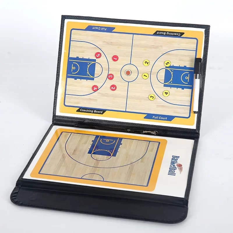 Lavagna tattica pieghevole per allenatore di basket Lavagna tattica magnetica per basket Appunti magnetici per allenamento con giochi da competizione portatili