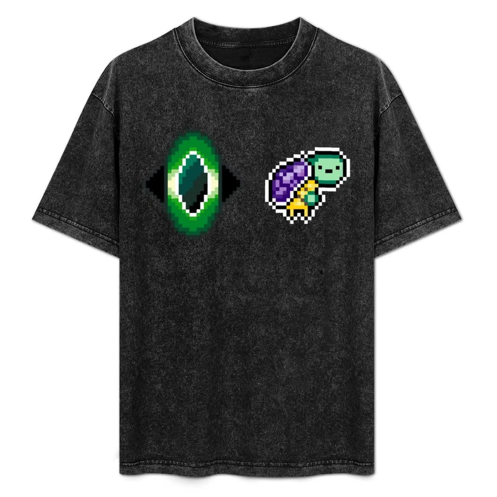 Xxcha Kingdom Faction Symbol + Faction Character Pixel Art T-Shirt Work Short Sleeve Cotton Top