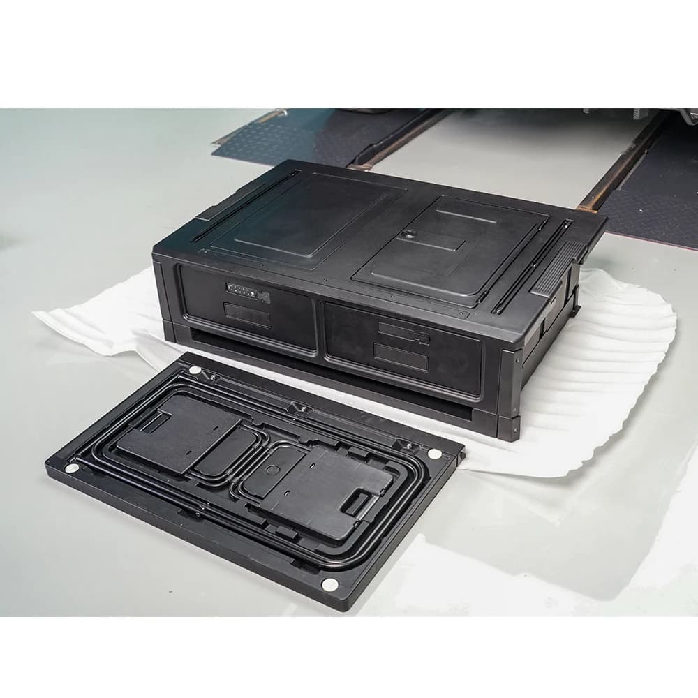 Scatola portaoggetti per bagagliaio per G500 G63 G450D, organizer pieghevole con cassetto e tavolino, kit accessori interni auto