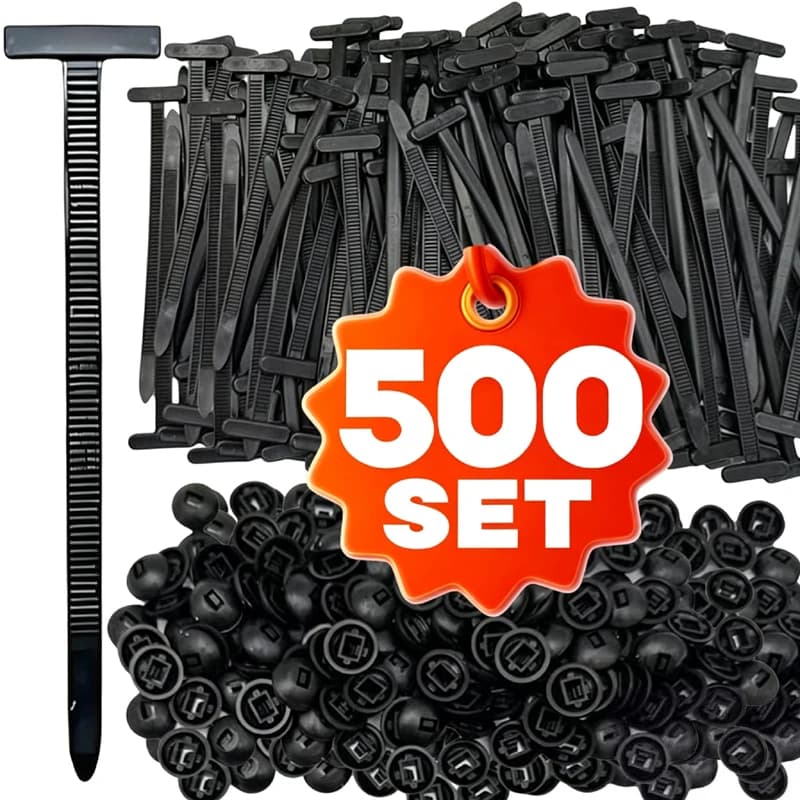 Nylon Cable Tie Universal Engine Splash Shield Retainer Trim Holder Zip Tie Buckle UV Proof Car Auto Body Repair Fastener Clips