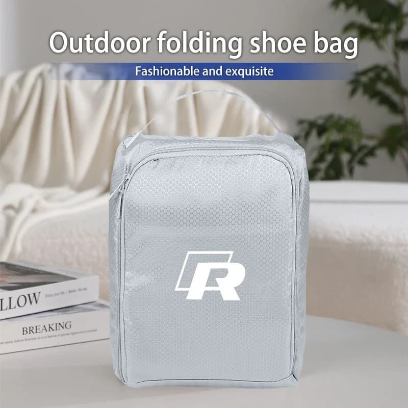 Canvas Shoe Storage Bag For VW R Golf Passat mk5 Scirocco Polo Jetta GTE GTI Tiguan CC T-ROC Sharan Beetle Car Key Holder