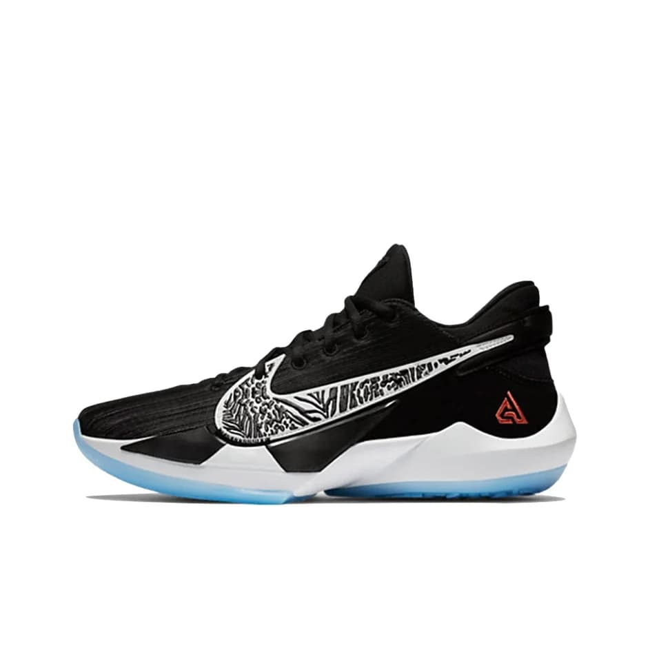 Nike Freak 2 Basketball Shoes Unisex Low Top Black CK5825-001