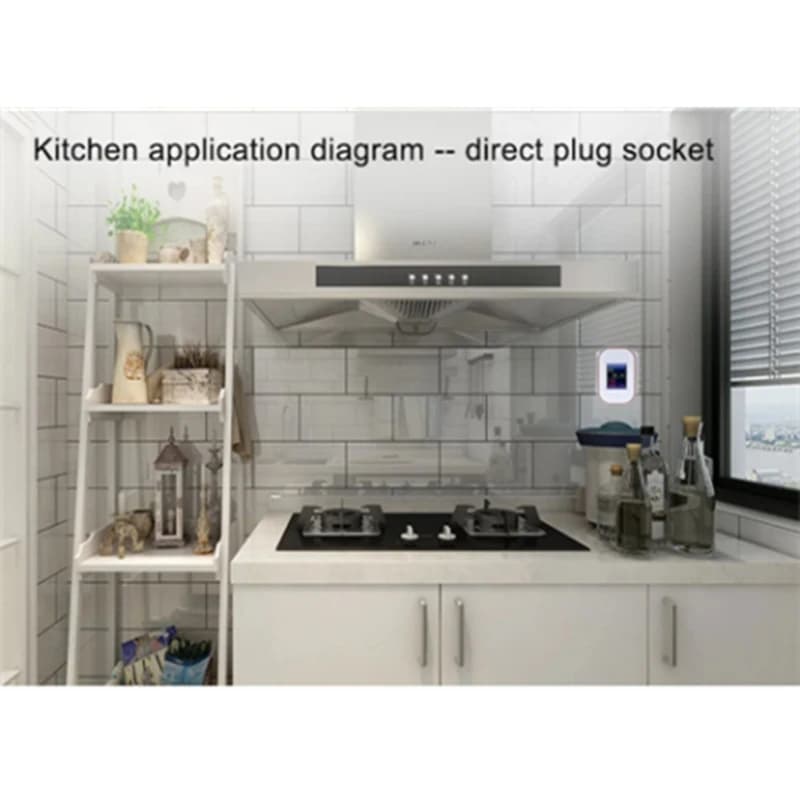 B62B Tuya Smart Life WiFi Carbon Monoxide Detector Natural Gas Leak Alarm CH4 Methane Sensor for Home Security