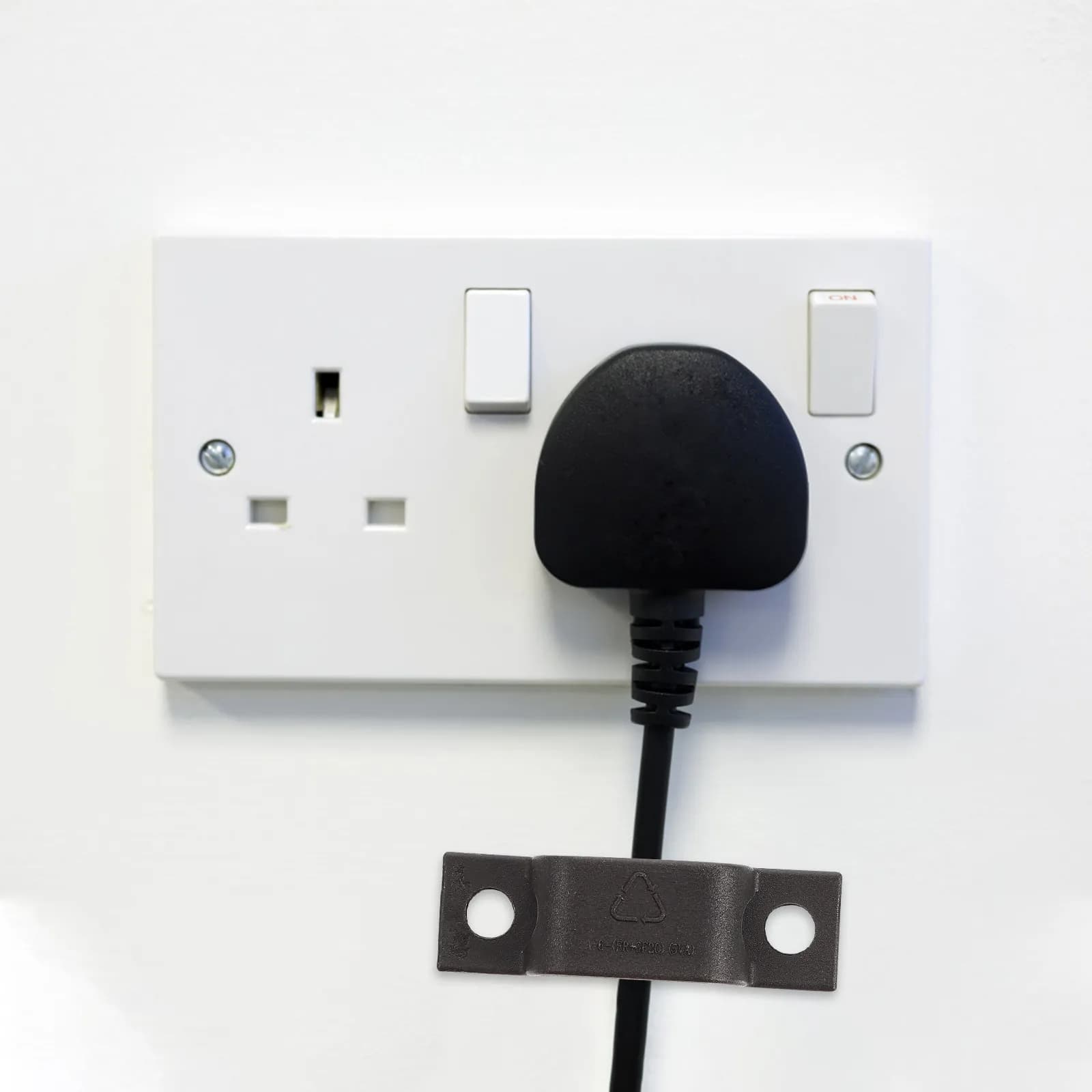 20 Pezzi Morsetti per Cavi in Nylon a Forma di Arco, Supporti per Cavi USB Ethernet, Organizzatori per Cavi, Gestione Fili