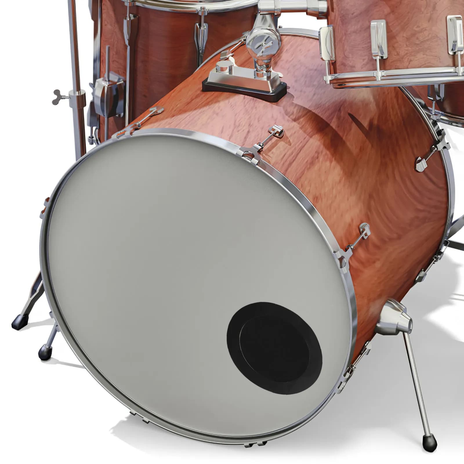 Protezione per Cerchio del Grancassa, Accessori per Percussioni, Smorzatori, Pad Silenziatore, Kit Blocco Kick