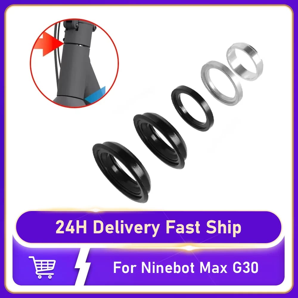 Cuscinetto a barra pieghevole rotondo per scooter elettrico Ninebot MAX G30 sterzo forcella alloggiamento cuscinetto durevole parte di riparazione rotante