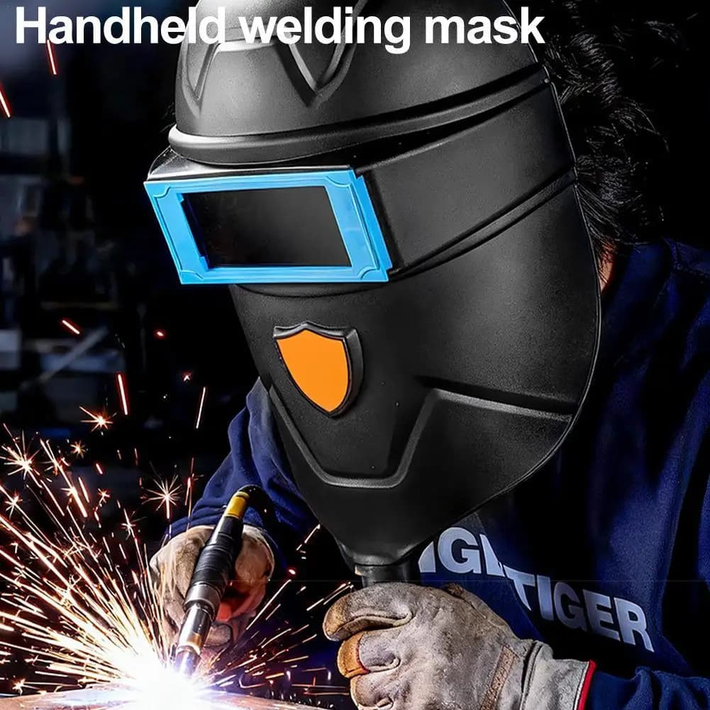 Portable Welding Helmet, Welding Handle with Eye Protection for Welding Glasses For High Temperature Welding Operation