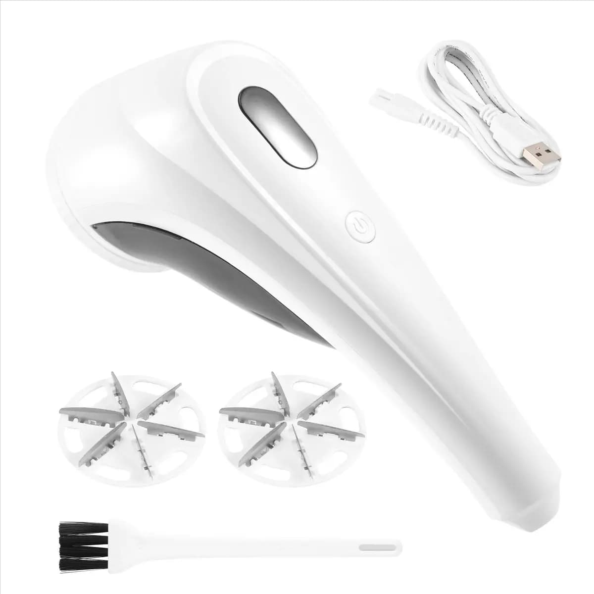 Levapelucchi Elettrico A04V, Rimuovi Pelucchi Ricaricabile USB per Diversi Tipi di Tessuti, Perfetto per la Famiglia
