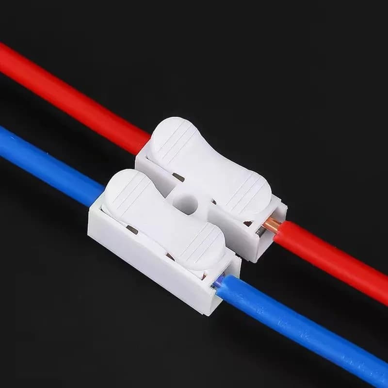 20-piece Quick 2P cable connectors, weld or weld, spring clamp, fast connection clamp