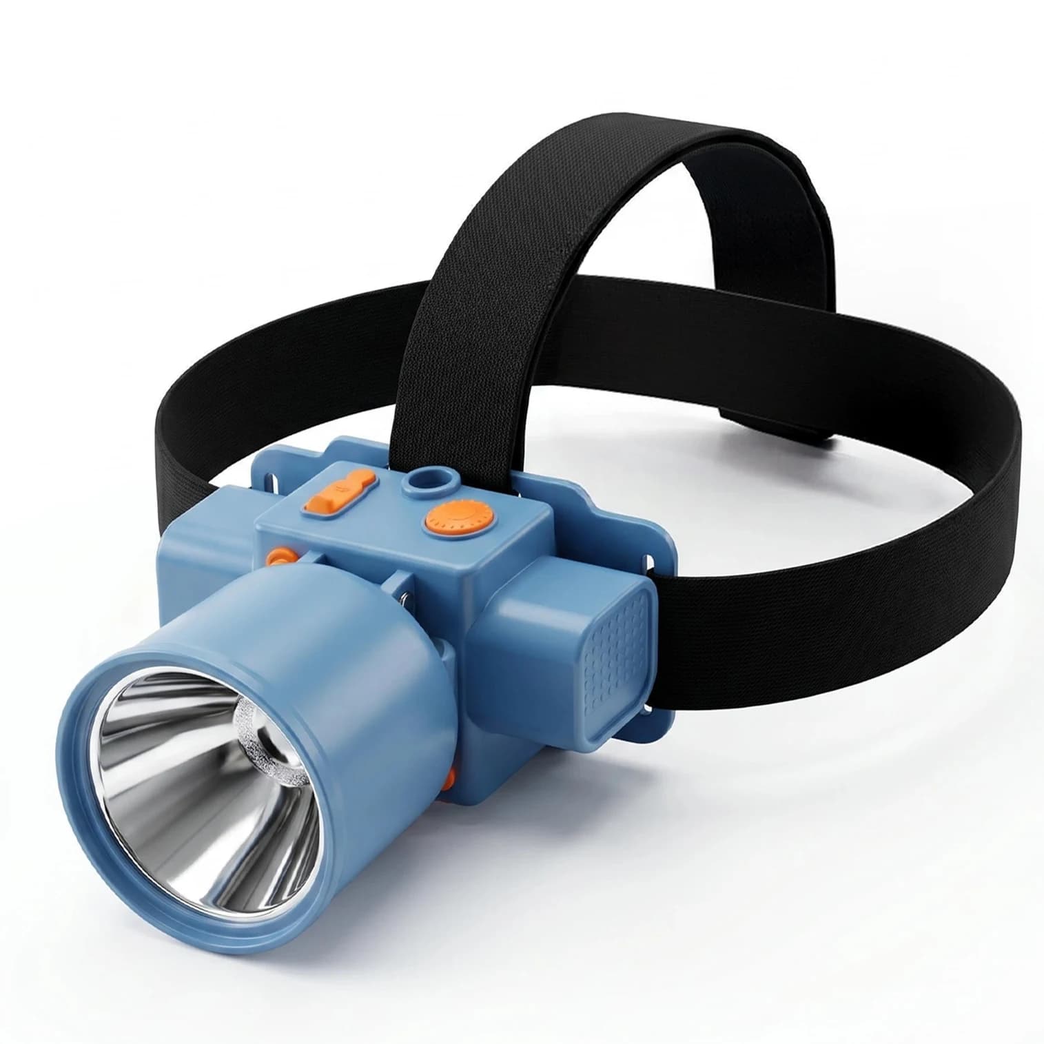 Blue Led Headlamp, Multi-Level Brightness Adjustment, Long-Lasting Illumination, USB Charging, Suitable for Camping and Tent Lighting, Night Fishing, Hiking, Home Power Outages, Emergency Use, and Night Work in Dry Environments