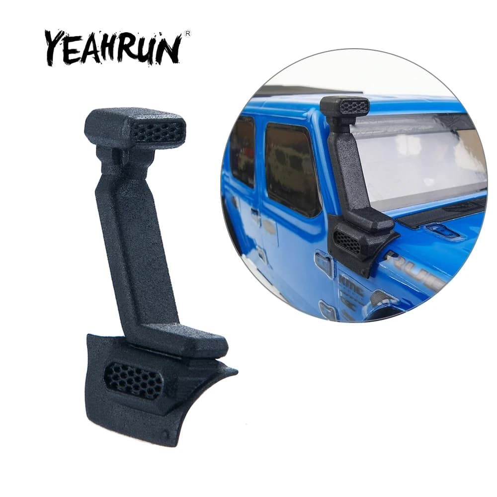 YEAHRUN 3D Printing Safari Snorkel for Axial SCX24 AXI00005 Gladiator 1/24 RC Crawler Auto Trucks Upgrade Parts Accessories
